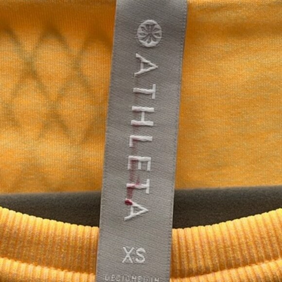 Athleta EUC Women's Acapulo Orange Cross Current Activewear Dress Size XSmall - Picture 8 of 15